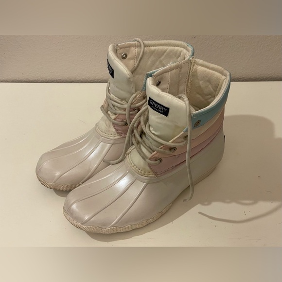 SPERRY TOP-SIDER® Saltwater Water Resistant‎ Boots Size 4 M - Picture 5 of 12